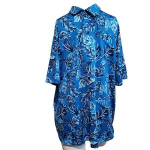 Under Armour Playoff Polo Camisa Large Shirt Men collar button leaf feather